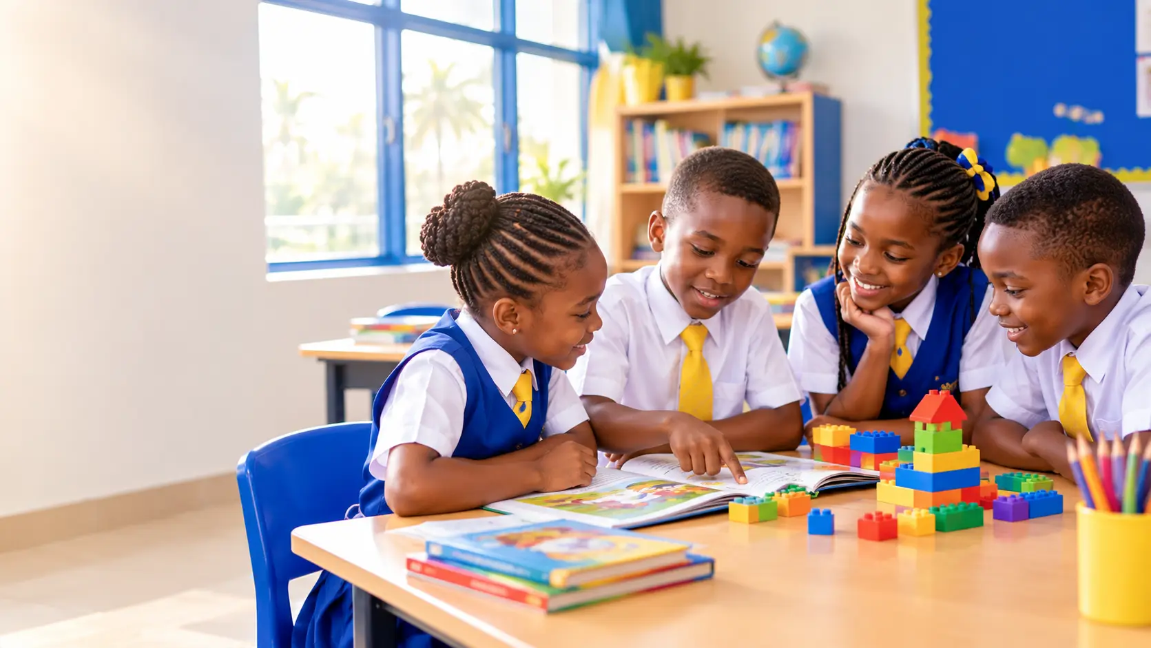 Pupils in collaborative study