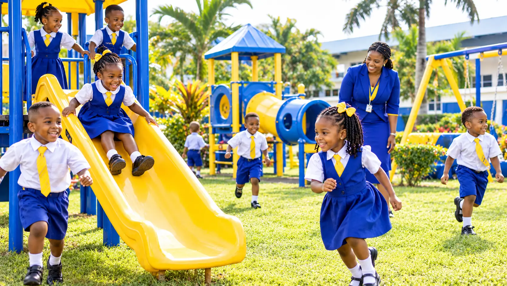 Young children at play